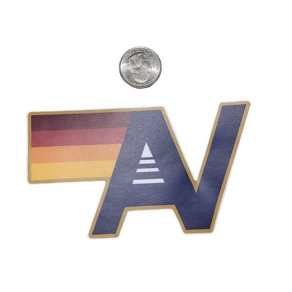 Aviator Nation Large Vinyl 5" Sticker - Picture 2 of 4